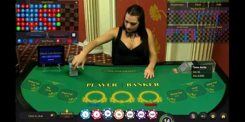 Live Baccarat I9bet với dealer xinh đẹp 